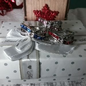 3 .925 Silver Criss Cross Ring Size 6